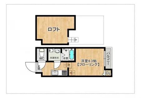 ハーモニーテラス筥松IV【103号室】の間取り