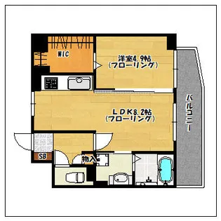 セントヴィラ大濠II【4階】の間取り
