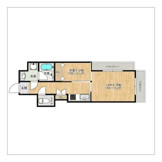 アガスティーア薬院【11階】の間取り