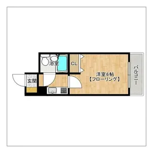 メゾン・ド・天神【4階】の間取り
