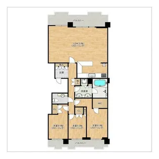 パークヒルズ櫻坂ステージI【4階】の間取り