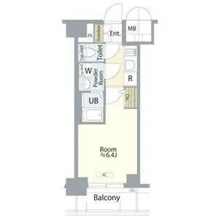 エスリード鶴舞グランパークス【2階】の間取り