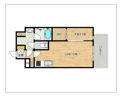 Alivis六本松【203号室】の間取り