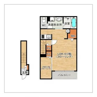 ボン シャオンス【Ⅰ201号室】の間取り