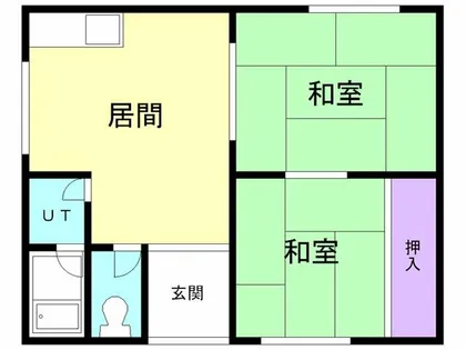 あらいマンション NO.2【2号室】の間取り