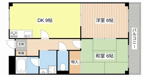アドニス大崎【102号室】の間取り