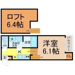 AbiskoNakamura(アビスコナカムラ)【2階】の間取り