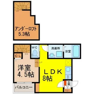 プロスペクト大宮【1階】の間取り