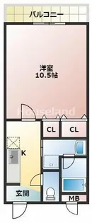 Mグラナート【1階】の間取り
