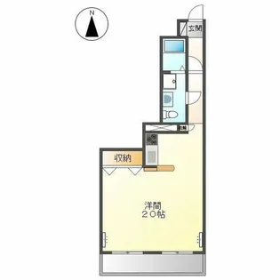 アニマーレ名城【802号室】の間取り