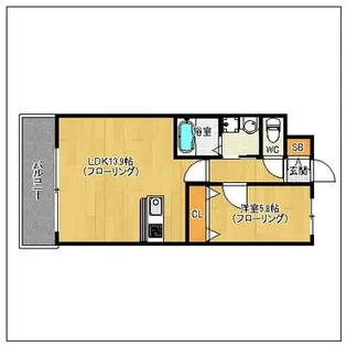 エスティメゾン博多東【309号室】の間取り