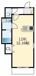 大阪府大阪狭山市池尻中1丁目【アパート】の間取り