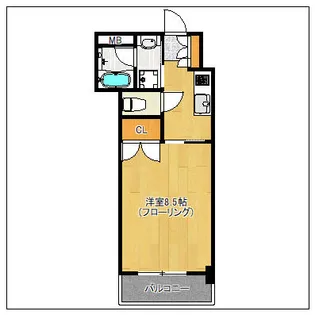 クラス博多駅南【2階】の間取り