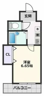 ベルメゾン千里山【2階】の間取り