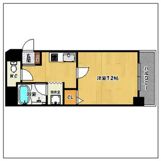 リヴァージュ大手門【401号室】の間取り