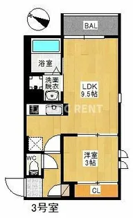 REGALEST 博多駅南【1階】の間取り