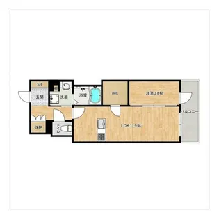 MJR博多ザ・レジデンス【9階】の間取り