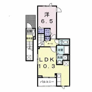 ヒカルサ豊橋牟呂水神【2階】の間取り