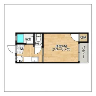 D-house南福岡【301号室】の間取り