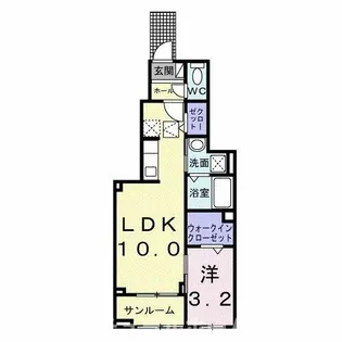 ヒカルサ豊橋牟呂水神【1階】の間取り