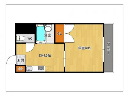 第3ロイヤルハイツ【303号室】の間取り