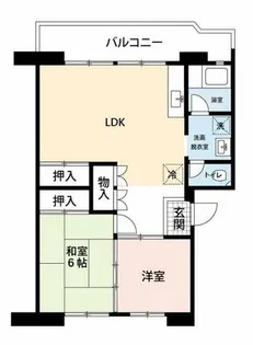 公社賃貸SMALIO 原山台B【3-1108号室】の間取り