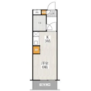 TKシャルム高宮【305号室】の間取り