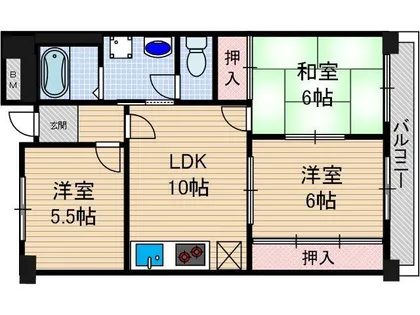 3LDKの間取り画像