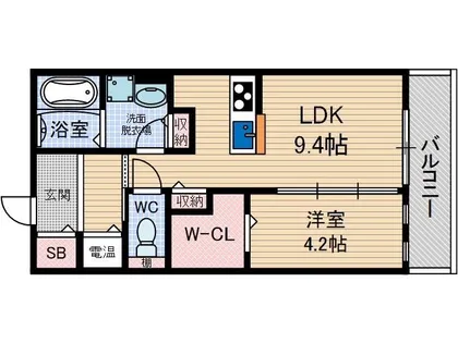 ジョイフルキューブ【1階】の間取り