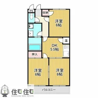 コラージュⅠ【105号室】の間取り