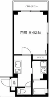 メゾン・デ・ノムラ南久宝寺【4階】の間取り