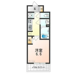 大阪府堺市堺区出島海岸通1丁【マンション】の間取り