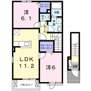 ネオレジデンス【201号室】の間取り
