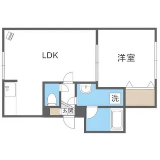 オカップN【3階】の間取り