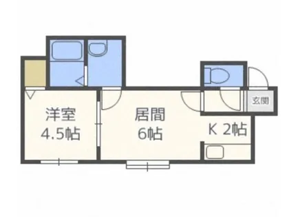 カーサソレアード【3階】の間取り
