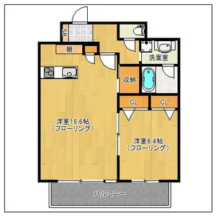 エグゼ博多コンドミニアム【11階】の間取り