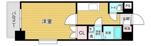 リファレンス門司駅前【4階】の間取り