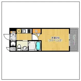 ASレジデンス吉塚【206号室】の間取り