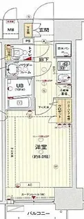 サムティ阿波座BELSIA【12階】の間取り
