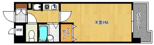 ライオンズマンション皇后崎公園【1004号室】の間取り