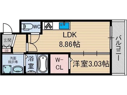 グラースラフィネ南春日丘【2階】の間取り