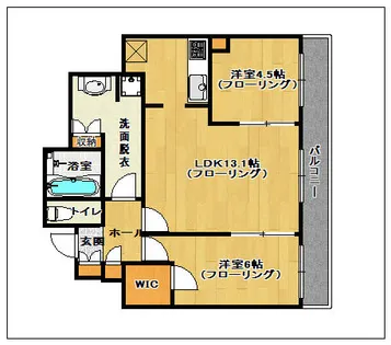センターマークスタワー【16階】の間取り