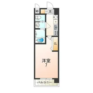 Luxe大正【6階】の間取り