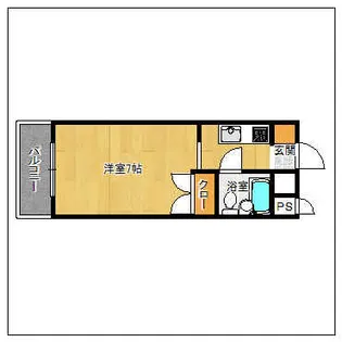 メゾン・ド・セリーズ【404号室】の間取り