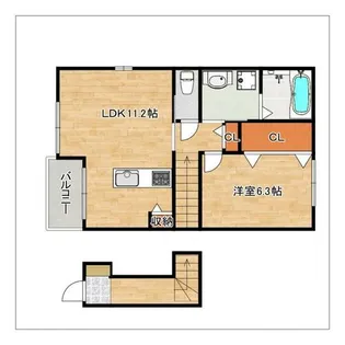 ライトメゾン【2階】の間取り
