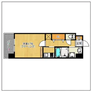 ルービアーレ【303号室】の間取り