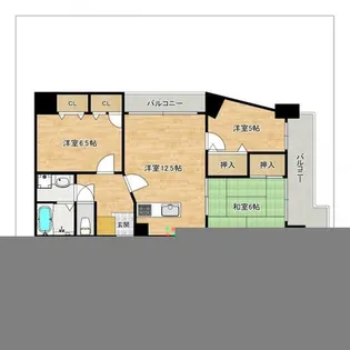 サヴォイグランデヴィル【3階】の間取り