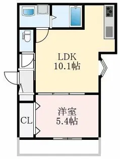 フォレストクリエオーレ金剛【2階】の間取り