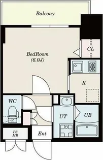 エスリードレジデンス上前津フロント【9階】の間取り