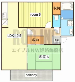 マリーノミキA【201号室】の間取り